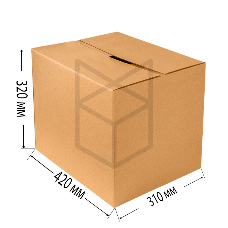 Коробка четырехклапанная №12 420х310х320 П-32 ( Экстра прочный)