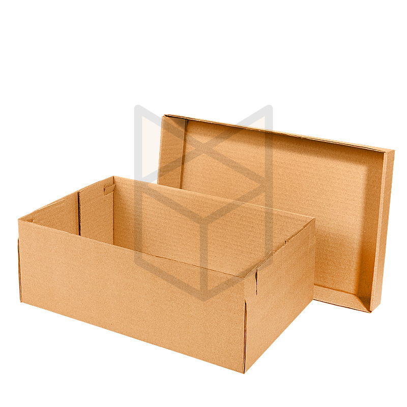 Коробка для обуви 337х205х118 Т22 Бурый