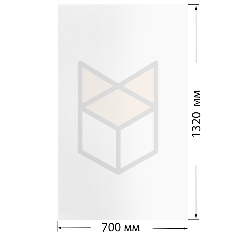 Гофрокартон 700х1320 т22 МГК бел/бур