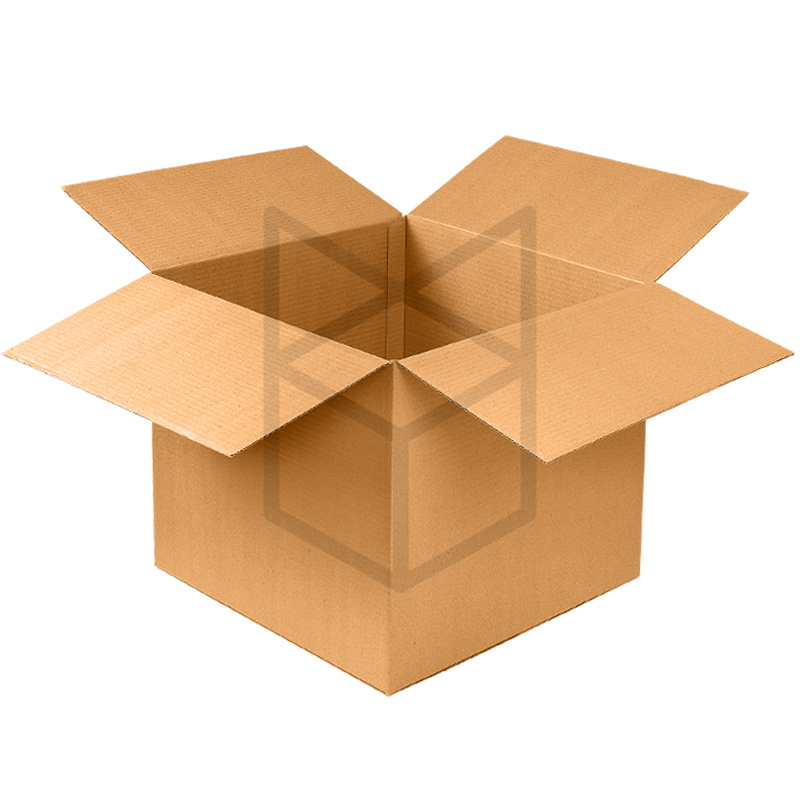 Коробка четырехклапанная №7 500х500х500 Бурый