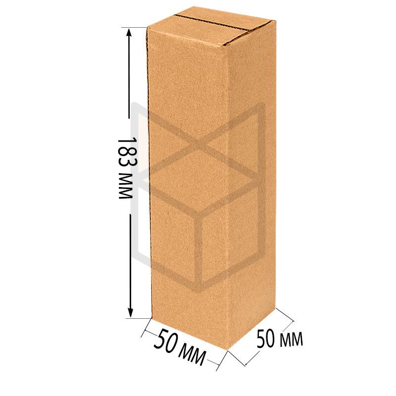 Коробка четырехклапанная 50х50х183 Т22 Бурый