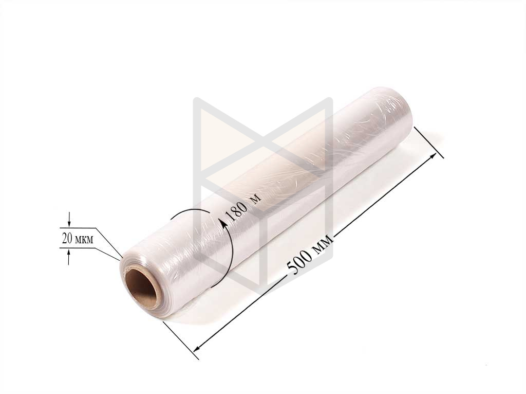 Стрейч пленка прозрачная 1.3 кг