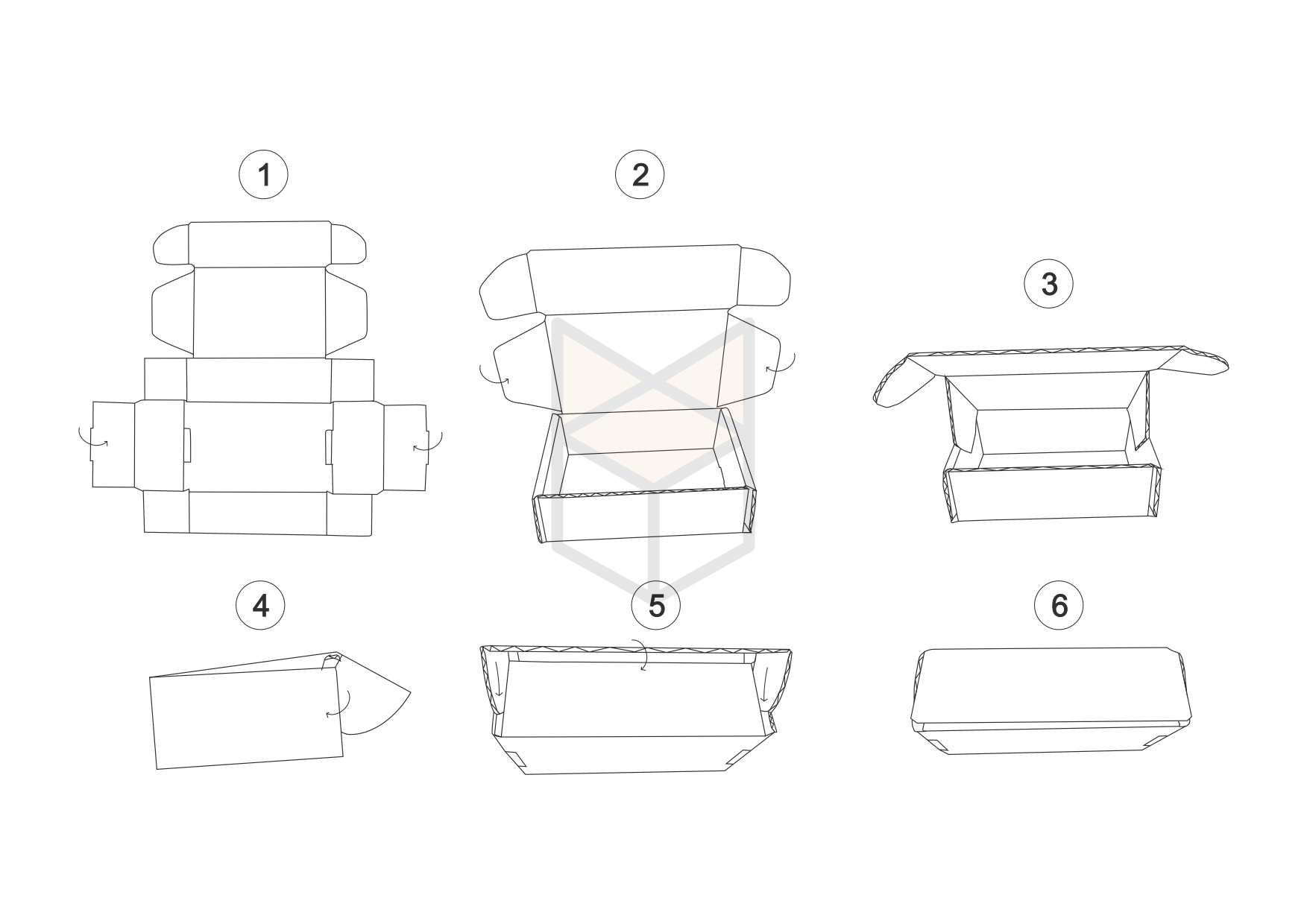 Короб самосборный 100х100х30 МГК бурый 