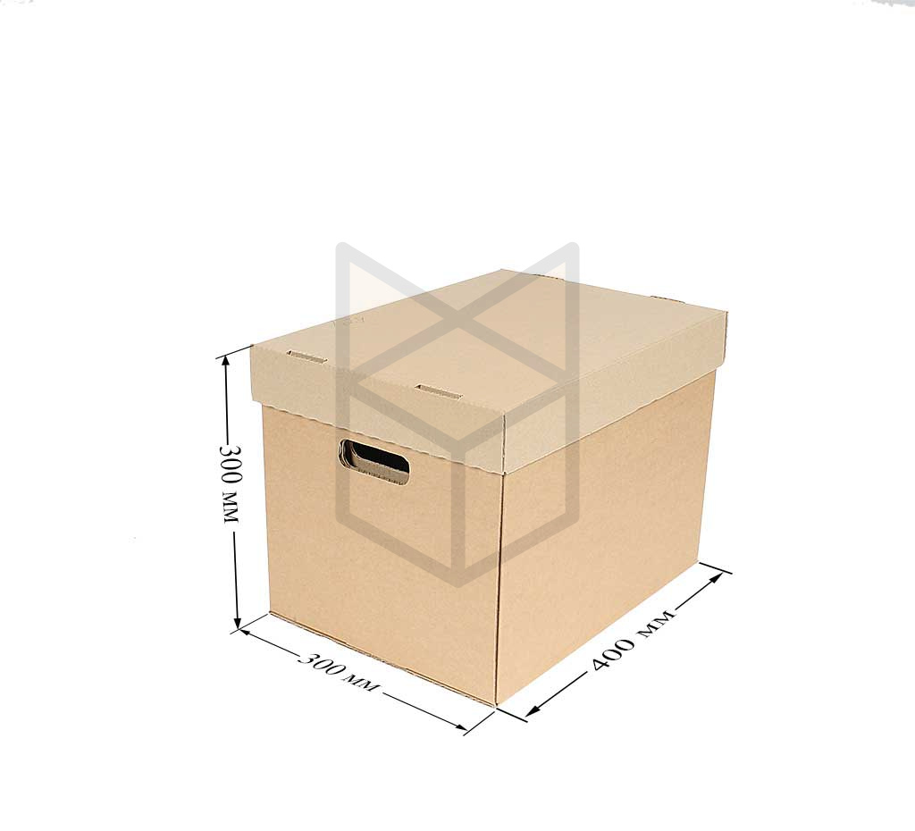 Коробка архивная №14 400х300х300 Т-24 Бурый