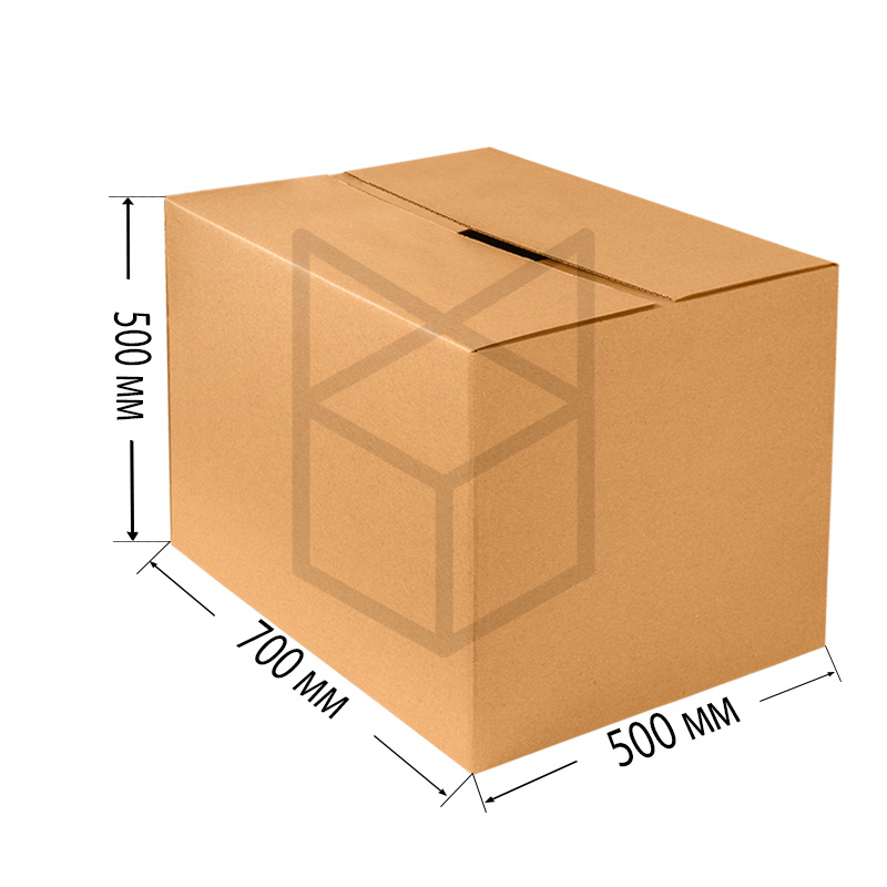 Коробка четырехклапанная №11 700х500х500 Т-24 Бурый (Очень большой)