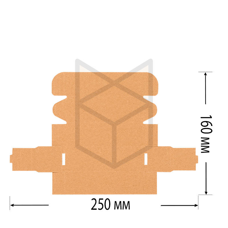 Короб самосборный 100х30х30 МГК бурый 