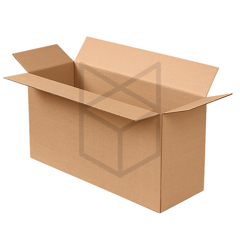 Коробка четырехклапанная 530х185х280 Бурый