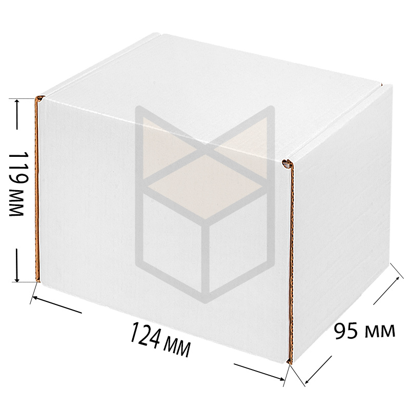 Коробка самосборная 124х95х119 Т22 МГК Белый