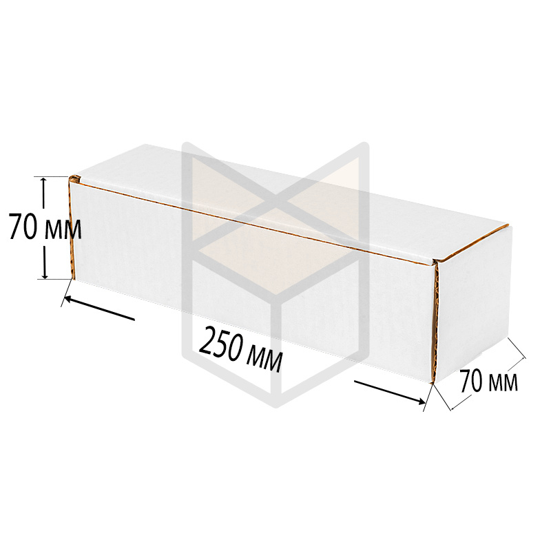 Коробка самосборная 250х70х70 Т22 Бел