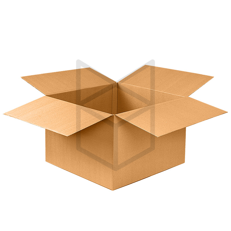 Коробка четырехклапанная №9 380х380х260 Бурый