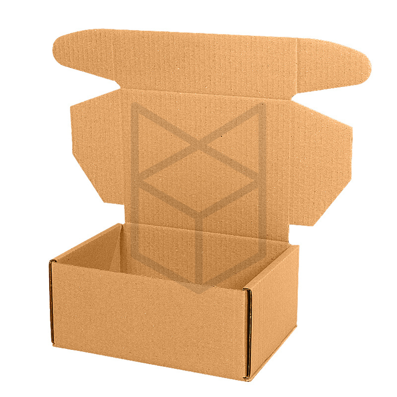 Коробка самосборная 220х180х80 Т-22 Бурый