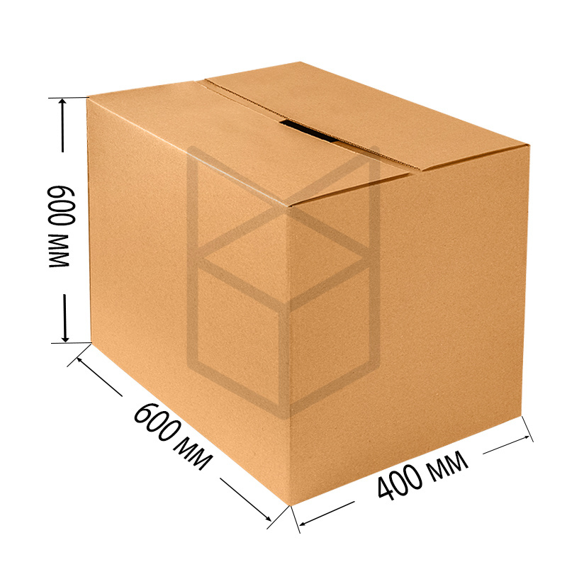 Коробка четырехклапанная 600х400х600 Т24 В бурый