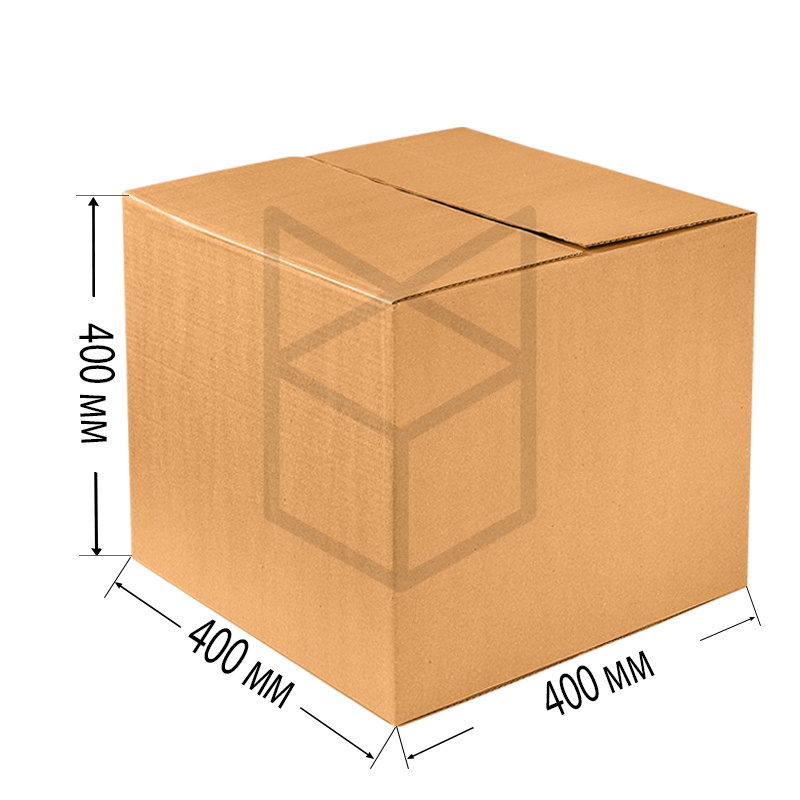 Коробка четырехклапанная №8 400х400х400 Т-24 Бурый
