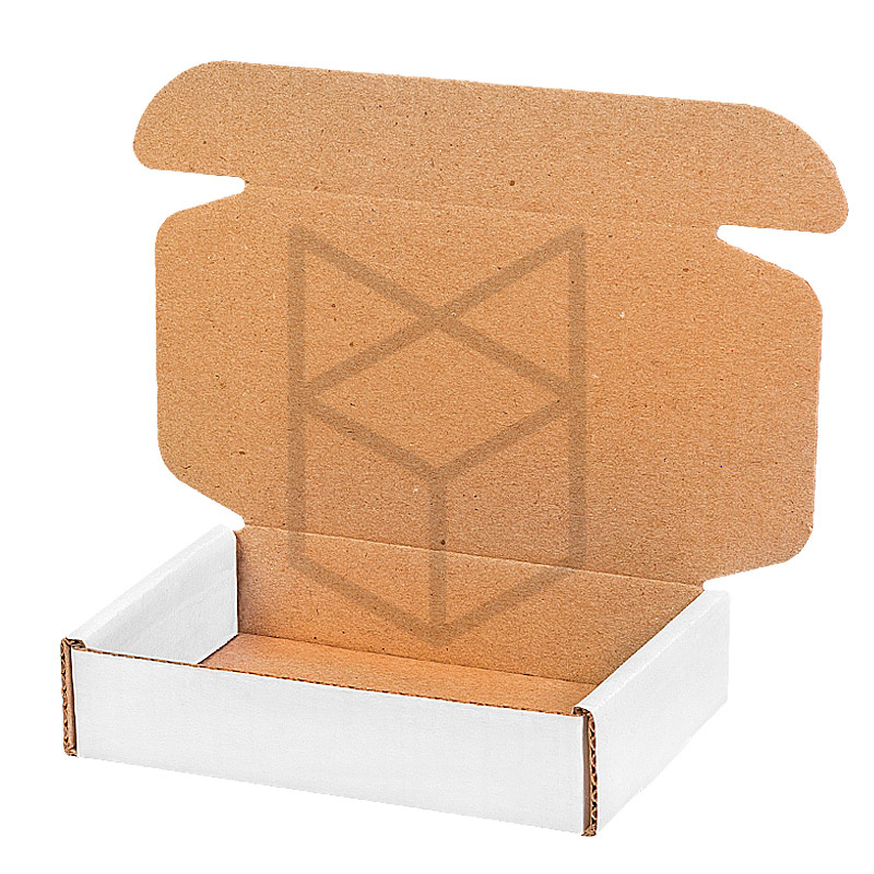 Коробка самосборная 380х220х40 Т22 МГК Белый