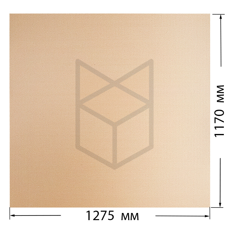 Гофрокартон 1275х1170 Т21В ЭКОНОМ