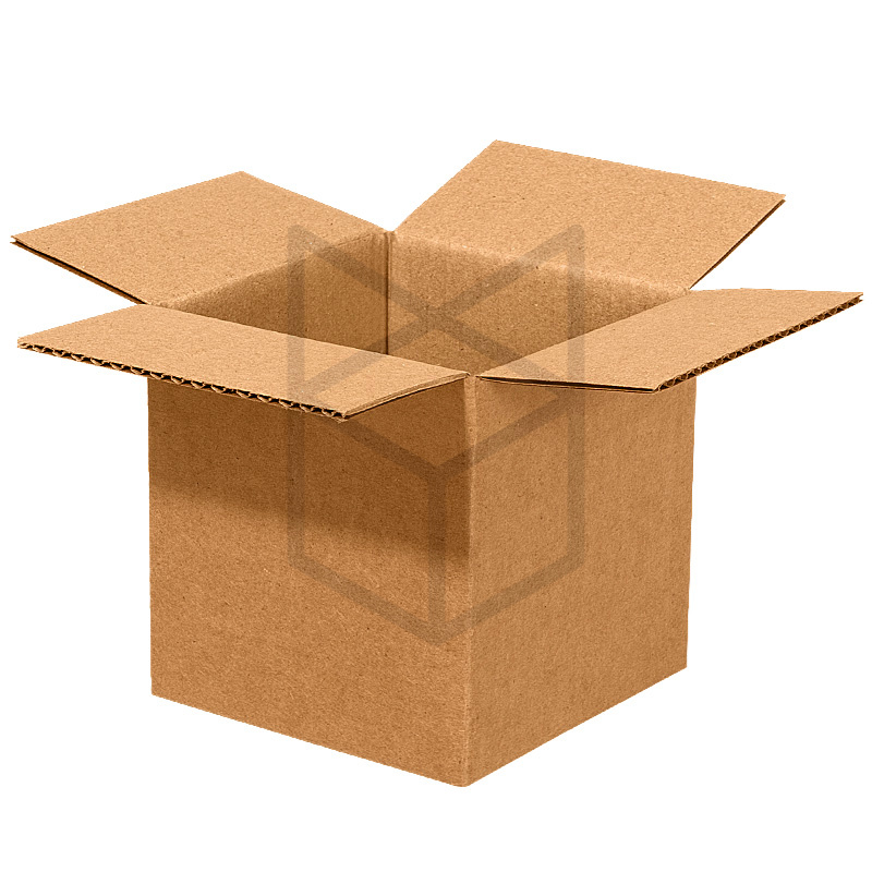 Коробка четырехклапанная 100х100х100 Т-21 Бурый