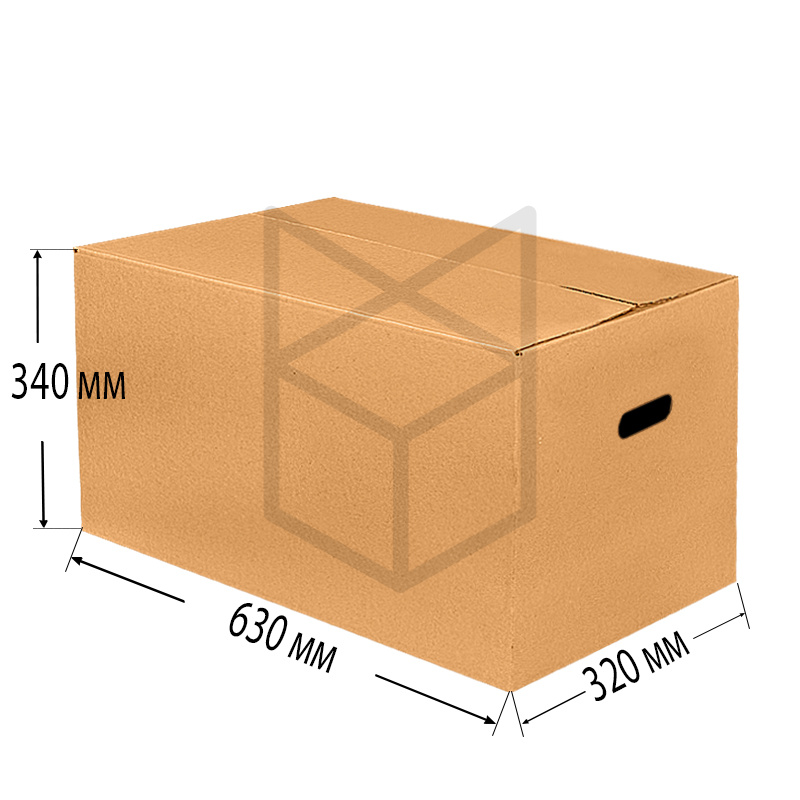Коробка четырехклапанная №3 630х320х340 Т-24 Бурый с Ручкой