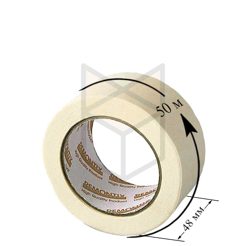 Клейкая лента (скотч) малярная 48мм*50м