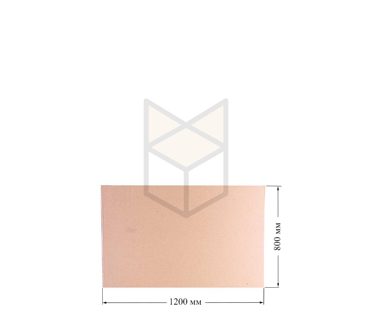 Лист гофрокартона №1 1200х800 Т24 Бурый