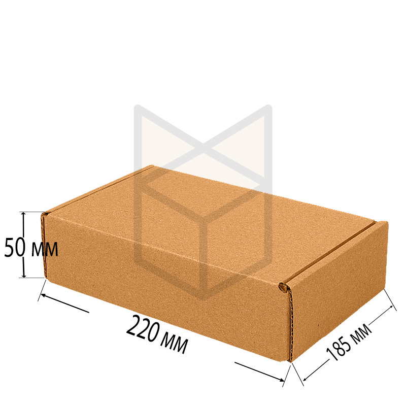 Коробка почтовая Тип "Е" 220х185х50 Бурый