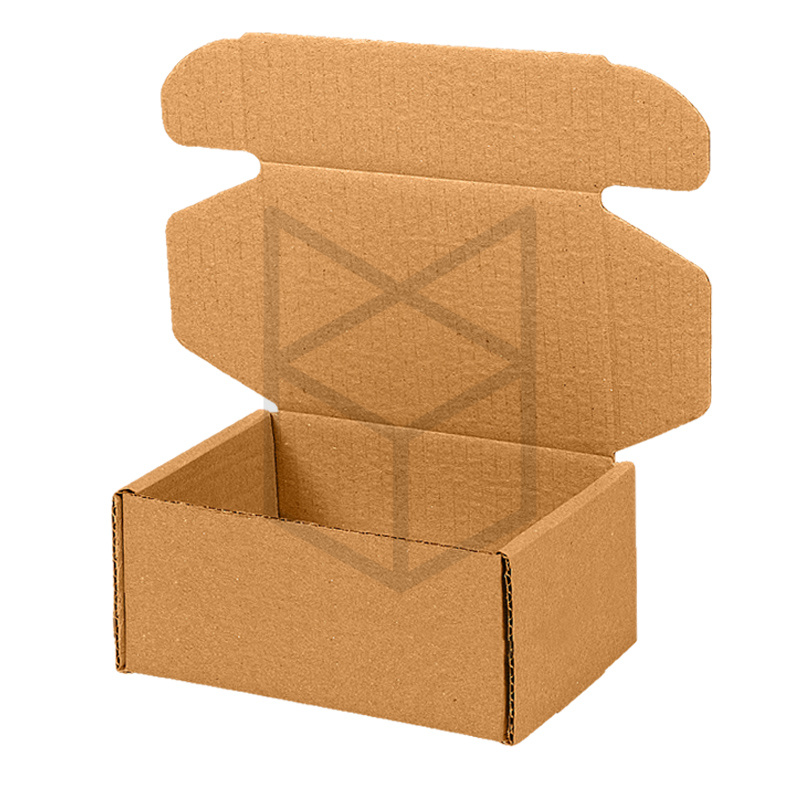 Коробка самосборная 280x100x50 Т-22 Бурый