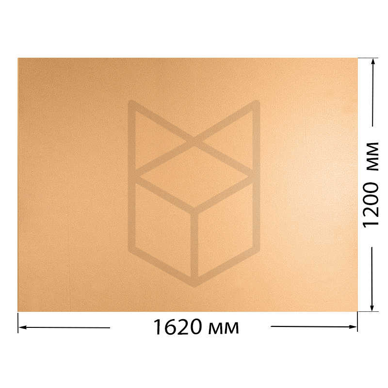 Гофрокартон 1620х1200 П-32 бурый