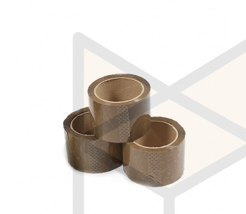 Клейкая лента (скотч) коричневая 72мм*66м*45мкм