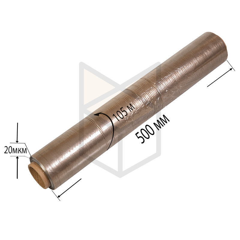 Стрейч пленка Вторичная №9 1.0 кг (72м)