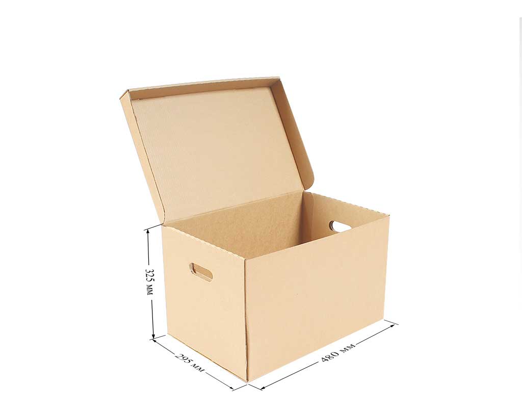 Коробка архивная А3 480х325х295 Бурый