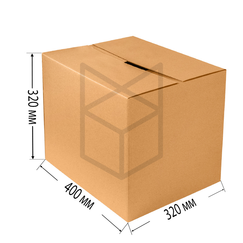 Коробка четырехклапанная 400х320х320 Т-22 Бурый