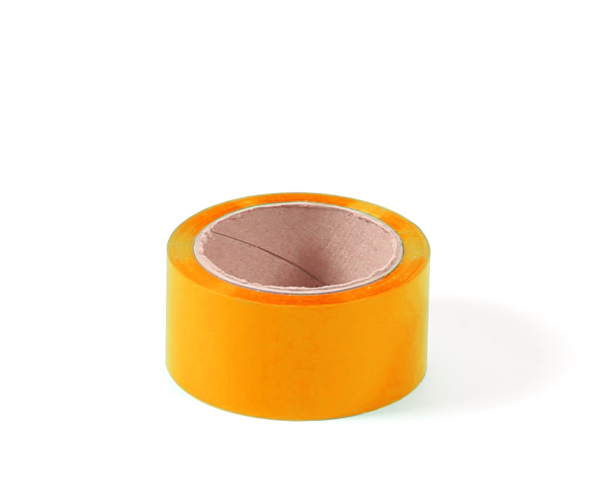 Клейкая лента (скотч) Оранжевая 48мм*66м*45мкм