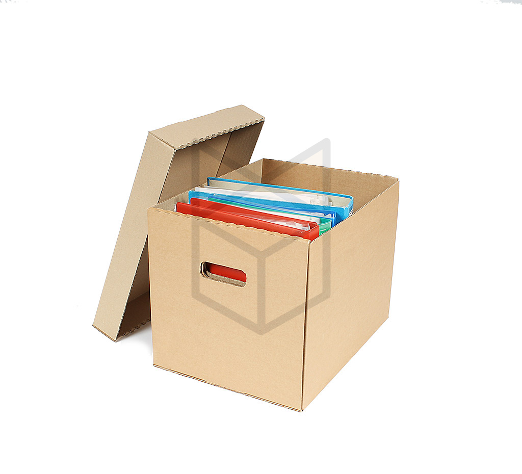 Коробка архивная №14 400х300х300 Т-24 Бурый