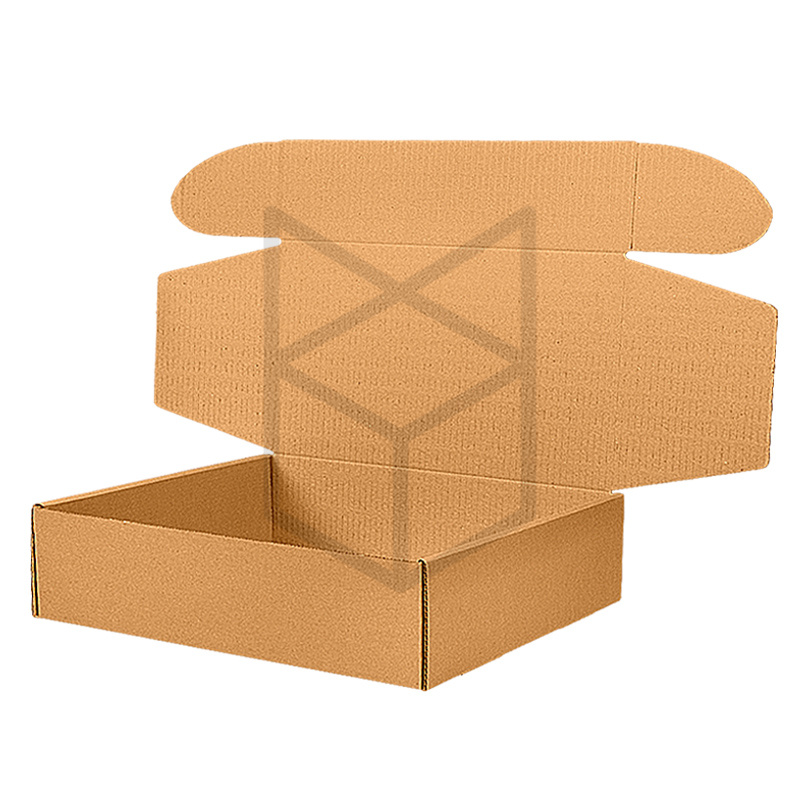 Коробка самосборная 370x190x65 Т-22 Бурый