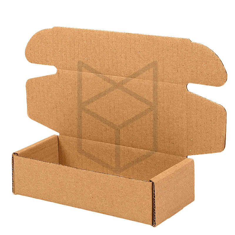 Коробка самосборная 190х110х65 Т-22 Бурый