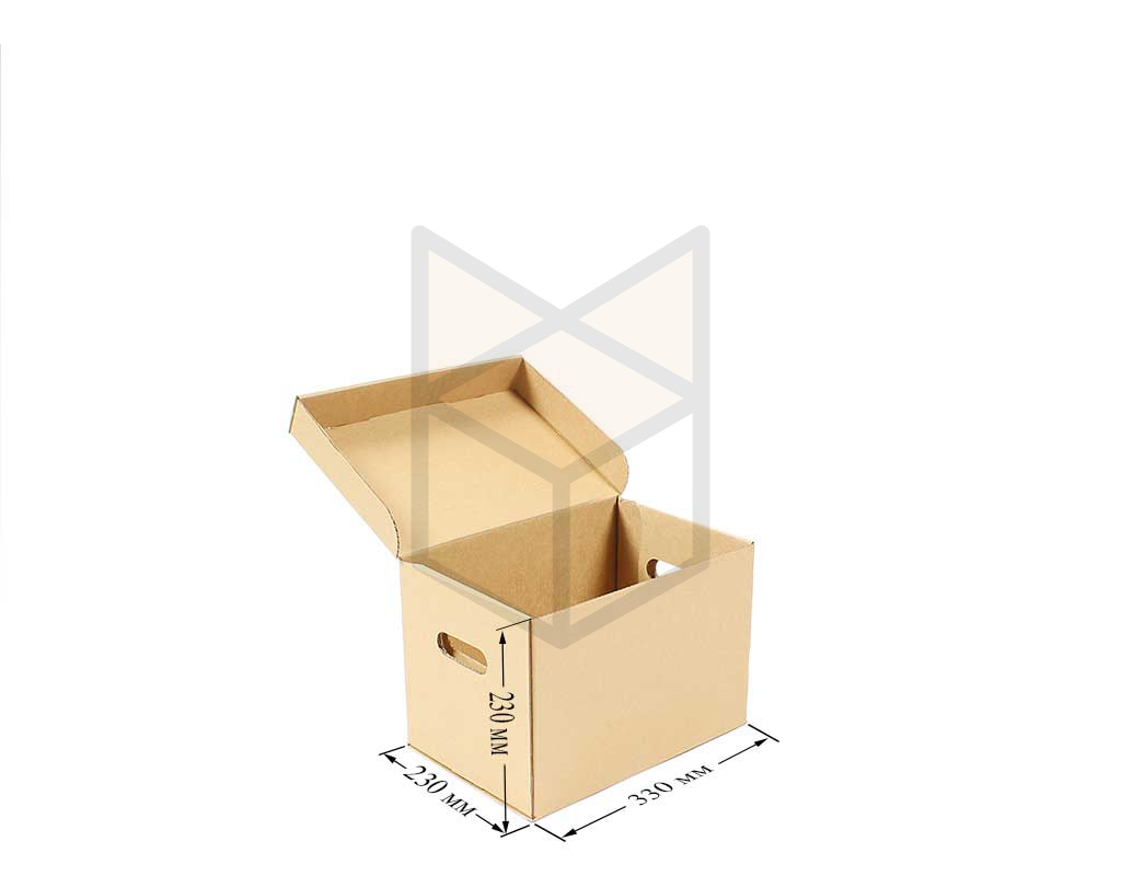 Коробка архивная А4 330х230х230 Бурый