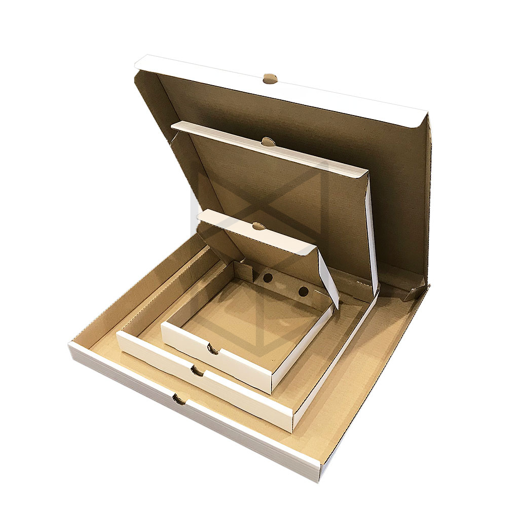 Коробка для Пиццы N3б 460х460х40 Белый