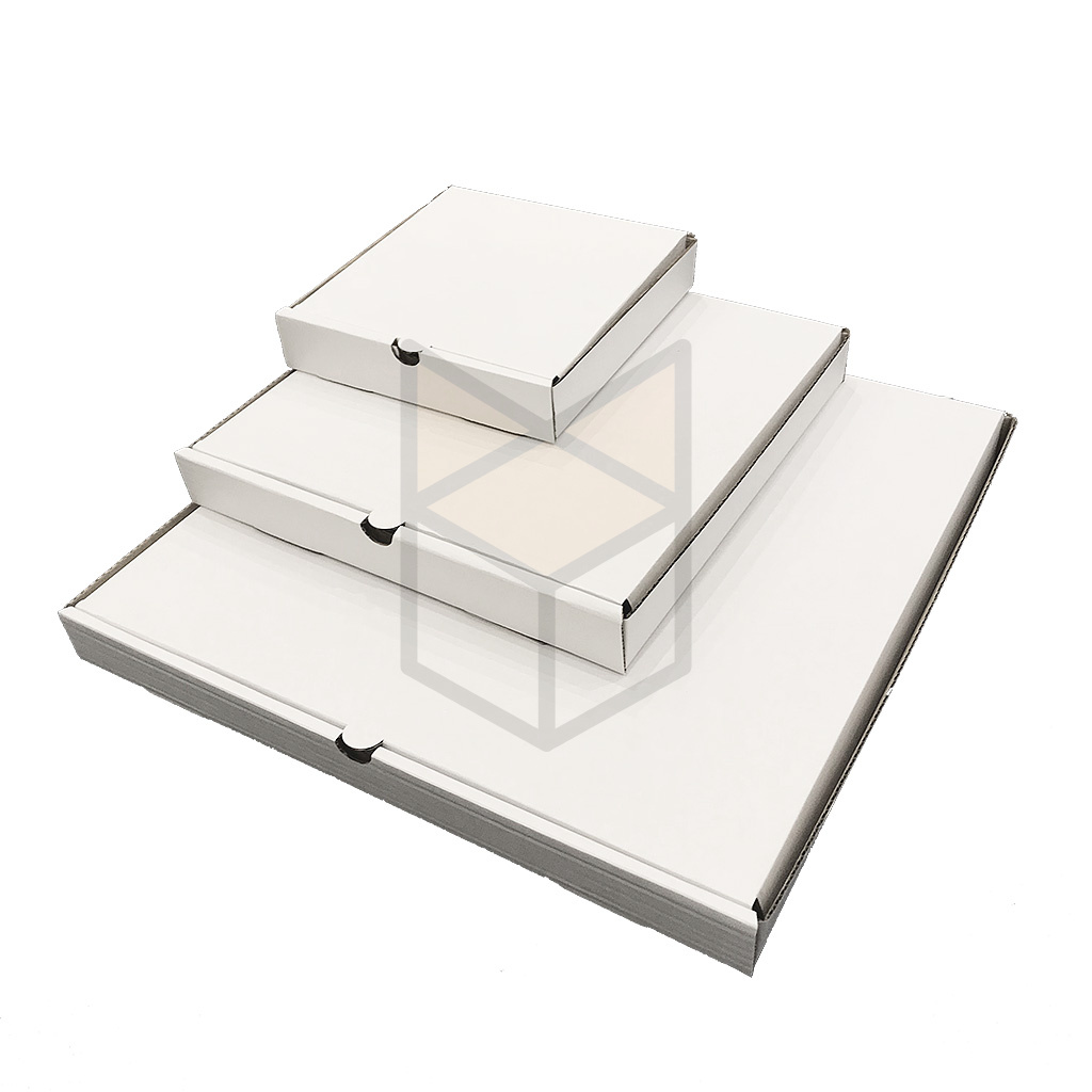 Коробка для Пиццы №16 210х210х40 Белый