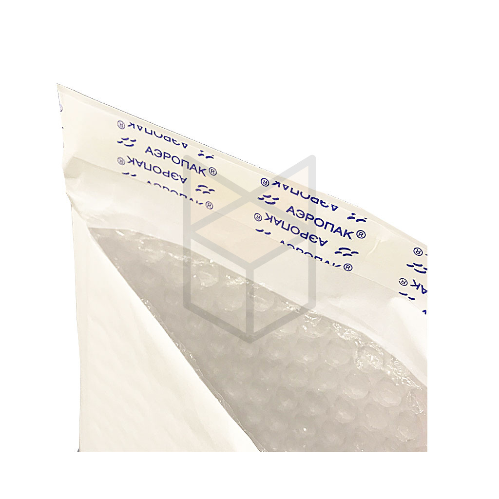 Конверт АЭРОПАК 130 х170 белый крафт