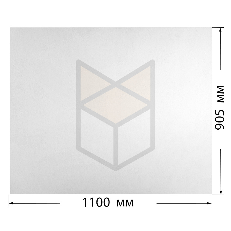 Гофрокартон 1100х905 Т22 Белый