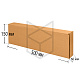 Коробка самосборная 500х60х150 Т-22 Бурый