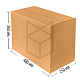 Коробка четырехклапанная 480х250х360 Т-22 Бурый
