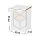 Коробка самосборная 60х60х85 Т22Белый F215