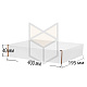 Коробка самосборная 400х195х40 МГК белый